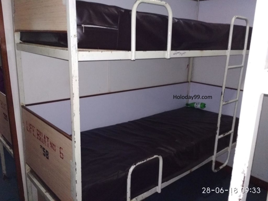 deluxe first second bunk classes ship